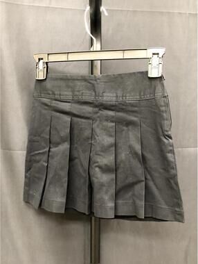 THE CHILDREN’S PLACE GIRLS UNIFORM PLEATED SKORT BLACK SIZE 6